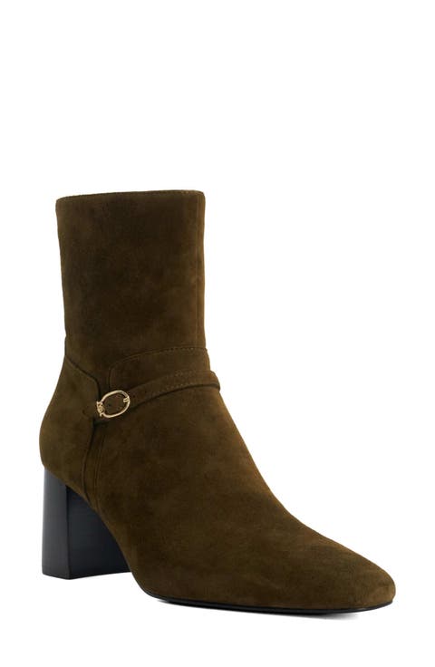 Ollen Leather Bootie