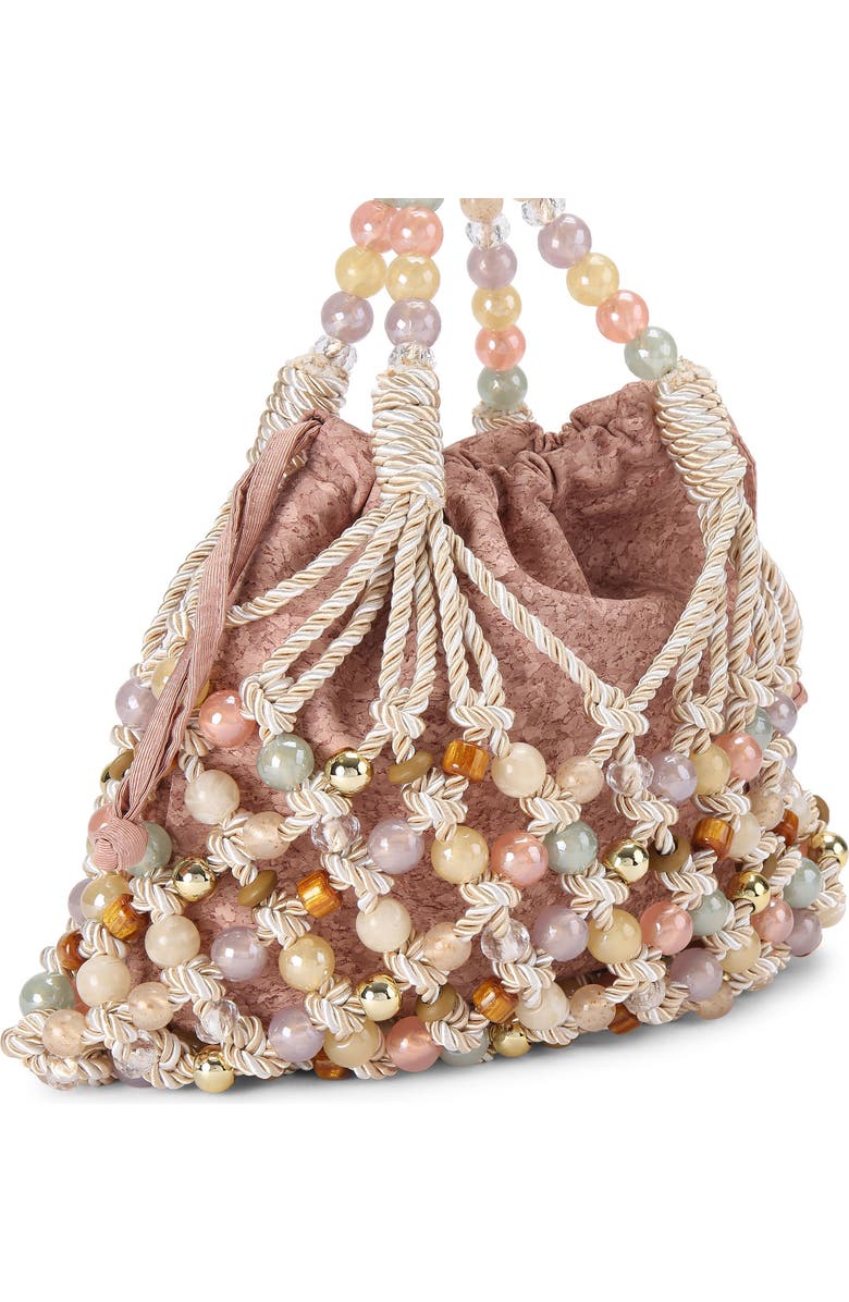 Kurt Geiger London Macramè Rope Handbag, Alternate, color, Open White/ Multi