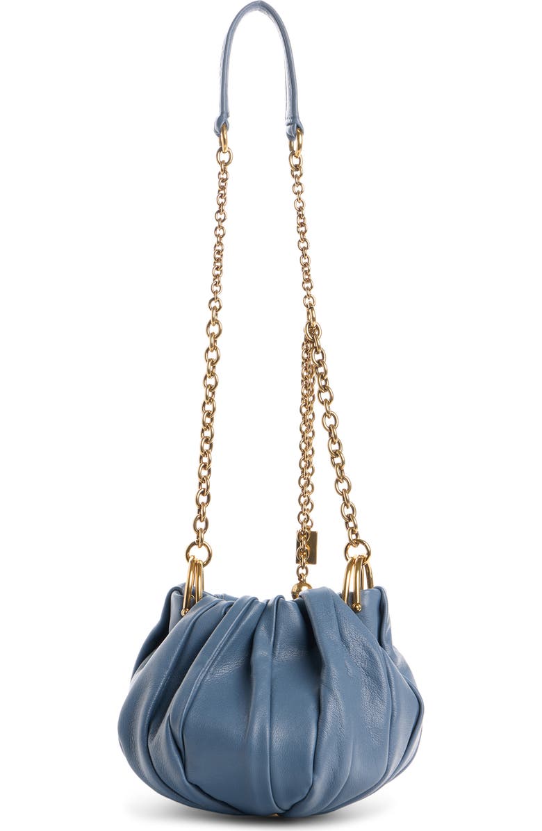 Chloé Pleated Crossbody Bag, Alternate, color, Ashes Blue