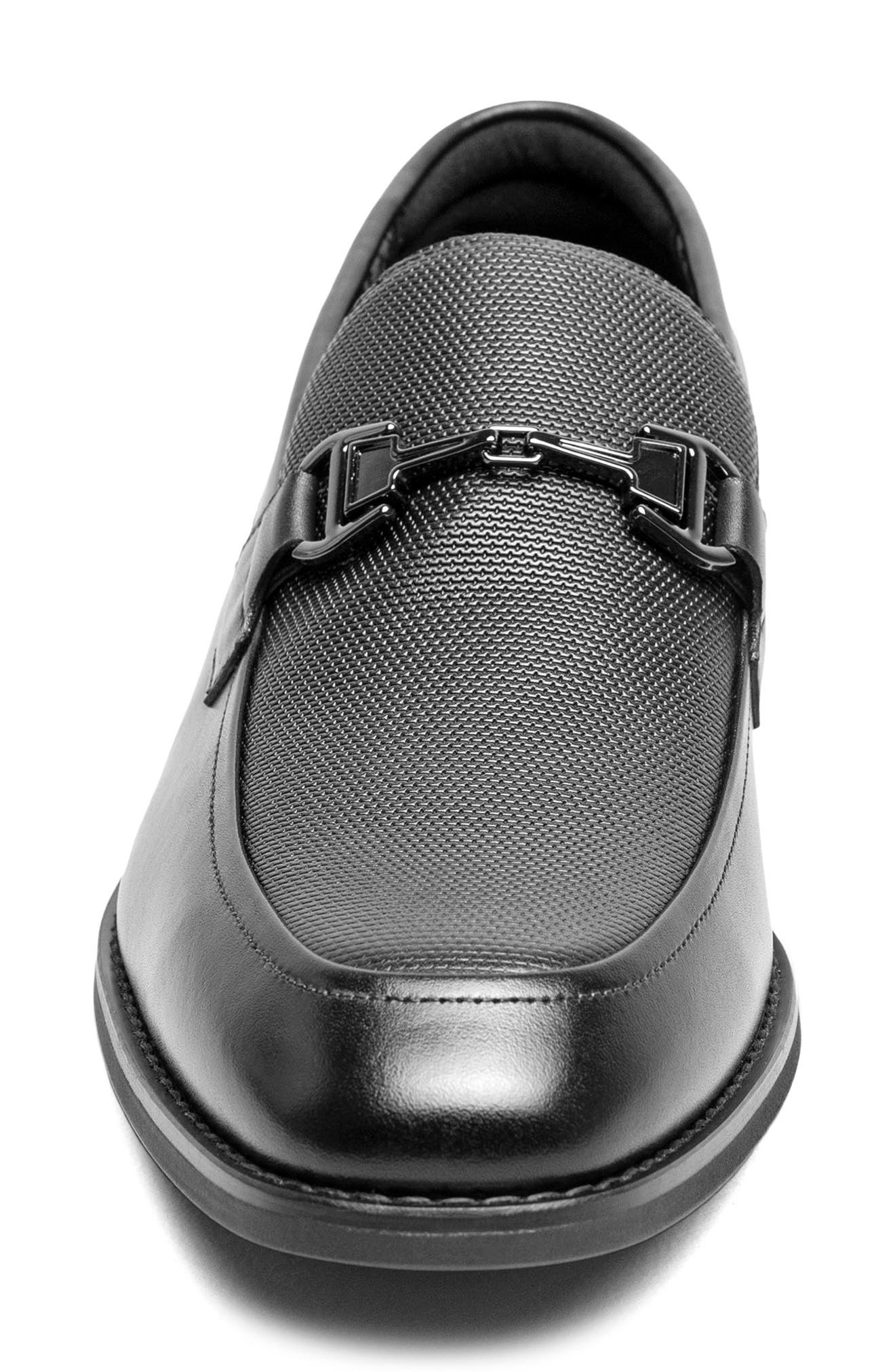 Lawton Moc Toe Slip-On, Alternate, color, BLACK