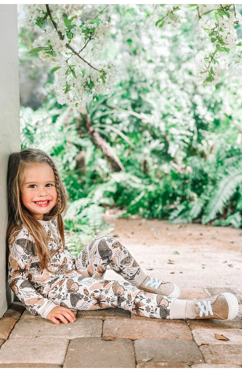 Fletch Flutter 2 Piece Pajama Set, Alternate, color, Beige