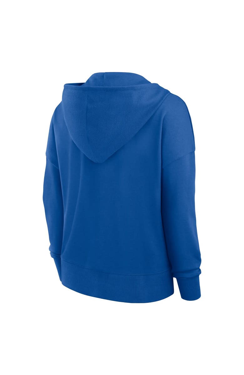 FANATICS Women's Fanatics Royal Denver Broncos Blitz Left Lace-Up Pullover Hoodie, Alternate, color, 