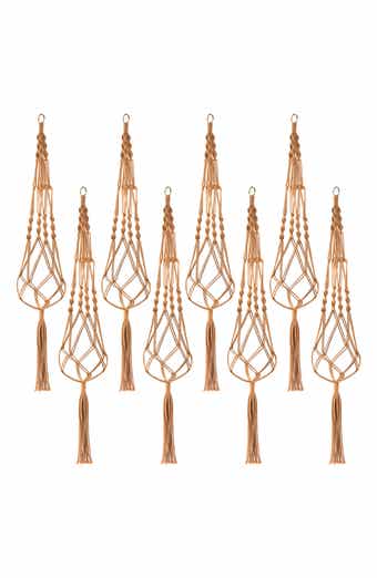 8-Pack Macrame Plant Hangers
