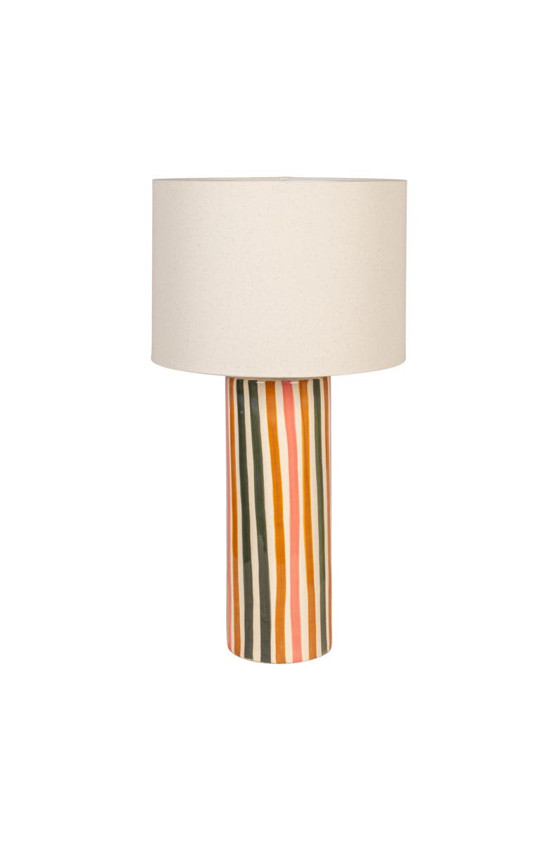 Storied Home Table Lamp with Shade, Main, color, Orange