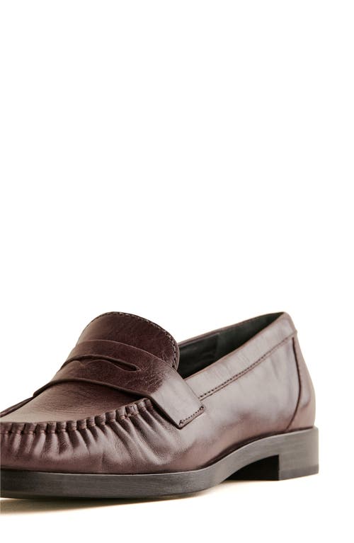 Reformation Ani Ruched Penny Loafer