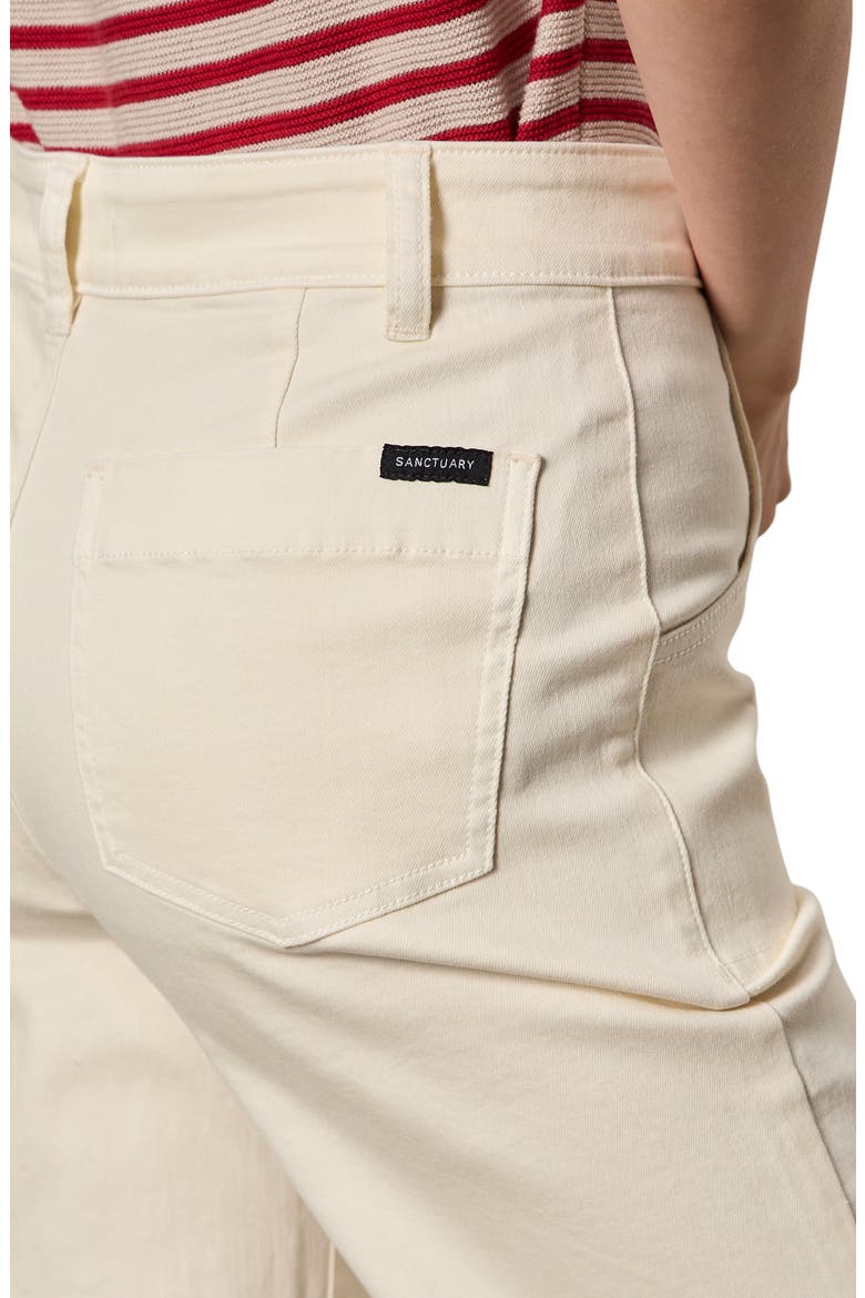 Insider High Waist Cropped Straight Leg Jeans, Alternate, color, COLLAGEN WHITE