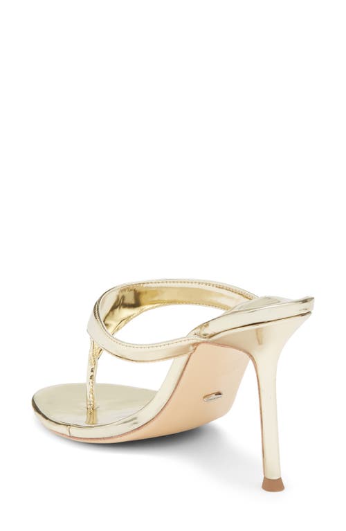 Tony Bianco Dynasty Flip Flop In Gold