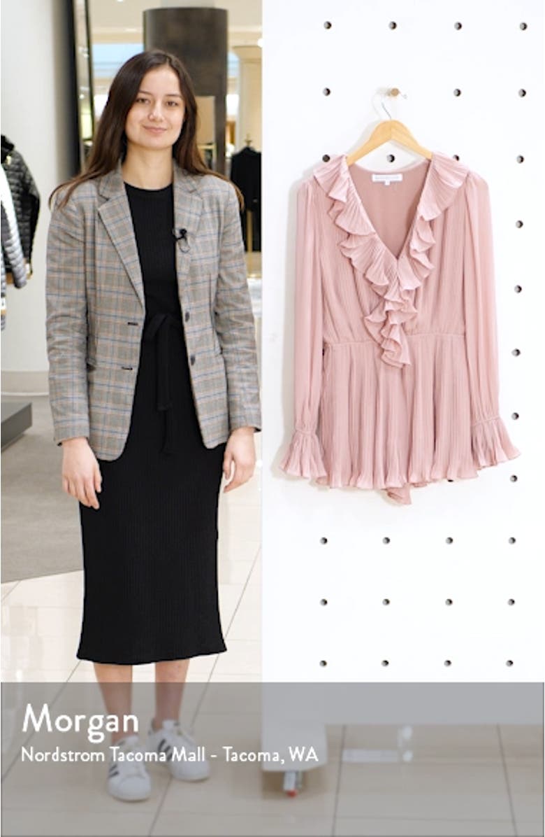 Ruffled Pleat Romper, sales video thumbnail