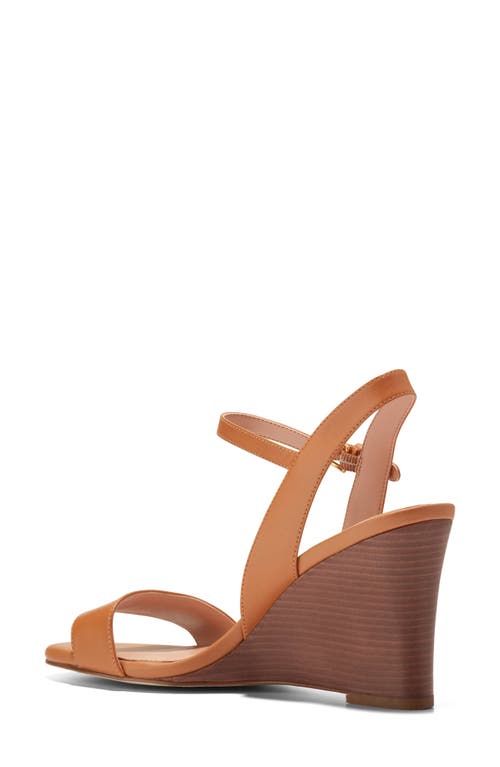Cole Haan Josie Wedge Sandal In Pecan Leather