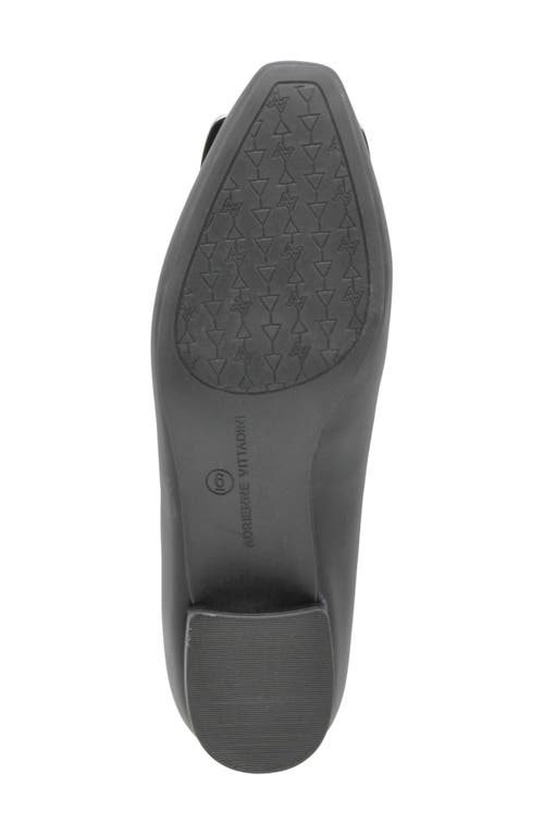 Adrienne Vittadini Vic Buckle Kitten Heel Pump In Black