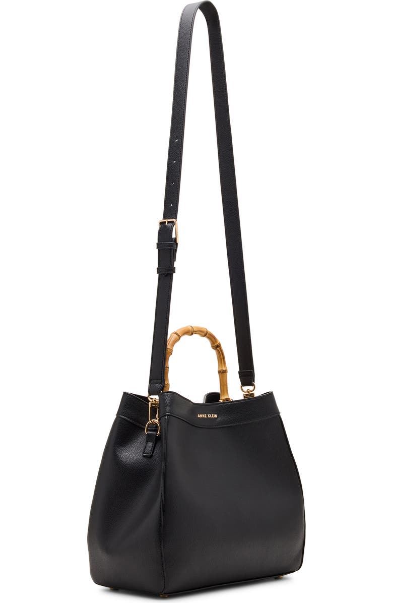 Anne Klein Bamboo Top Handle Satchel, Alternate, color,