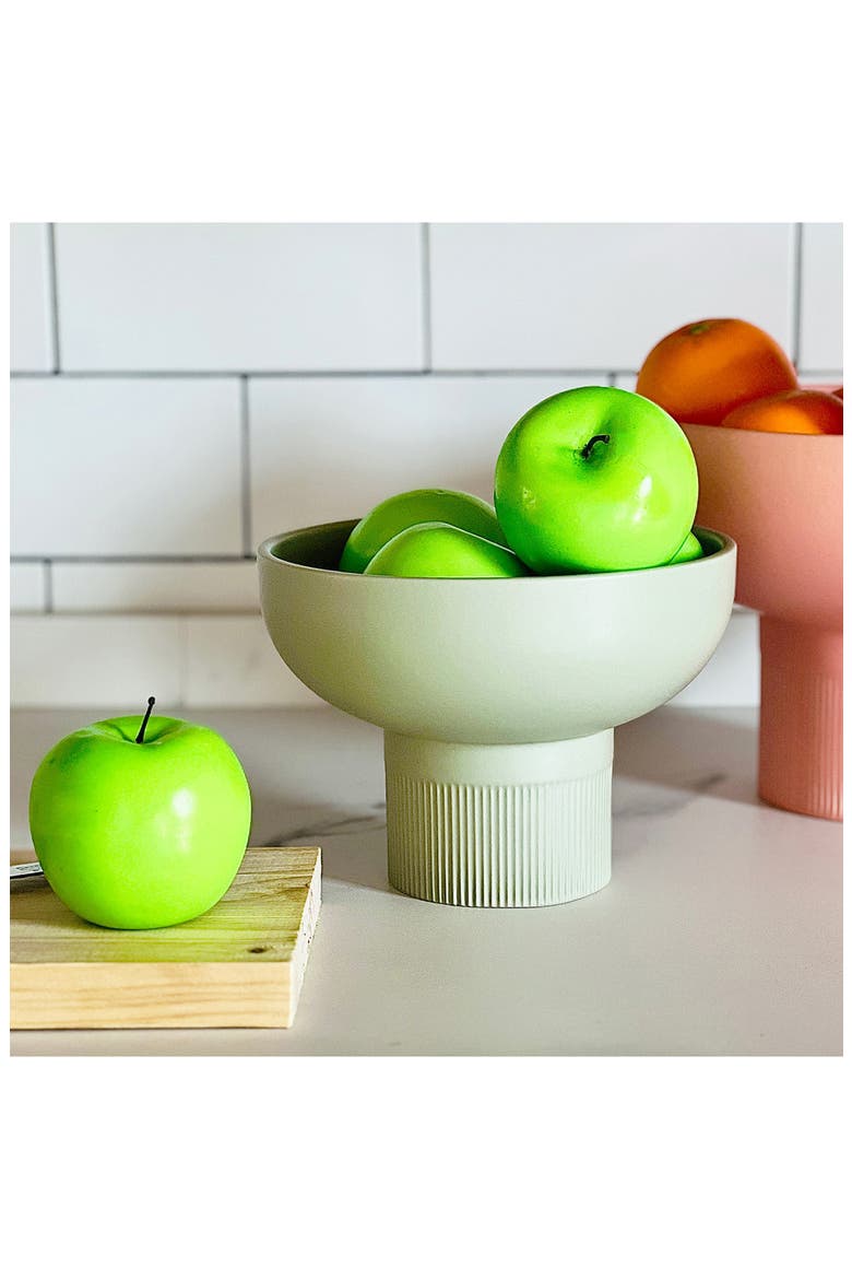 Tip Top Small Ceramic Dinnerware Bowl, Alternate, color, OLIVE