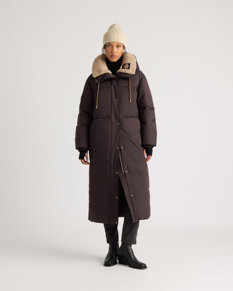 Womens Kamouraska Maxi Signature Puffer