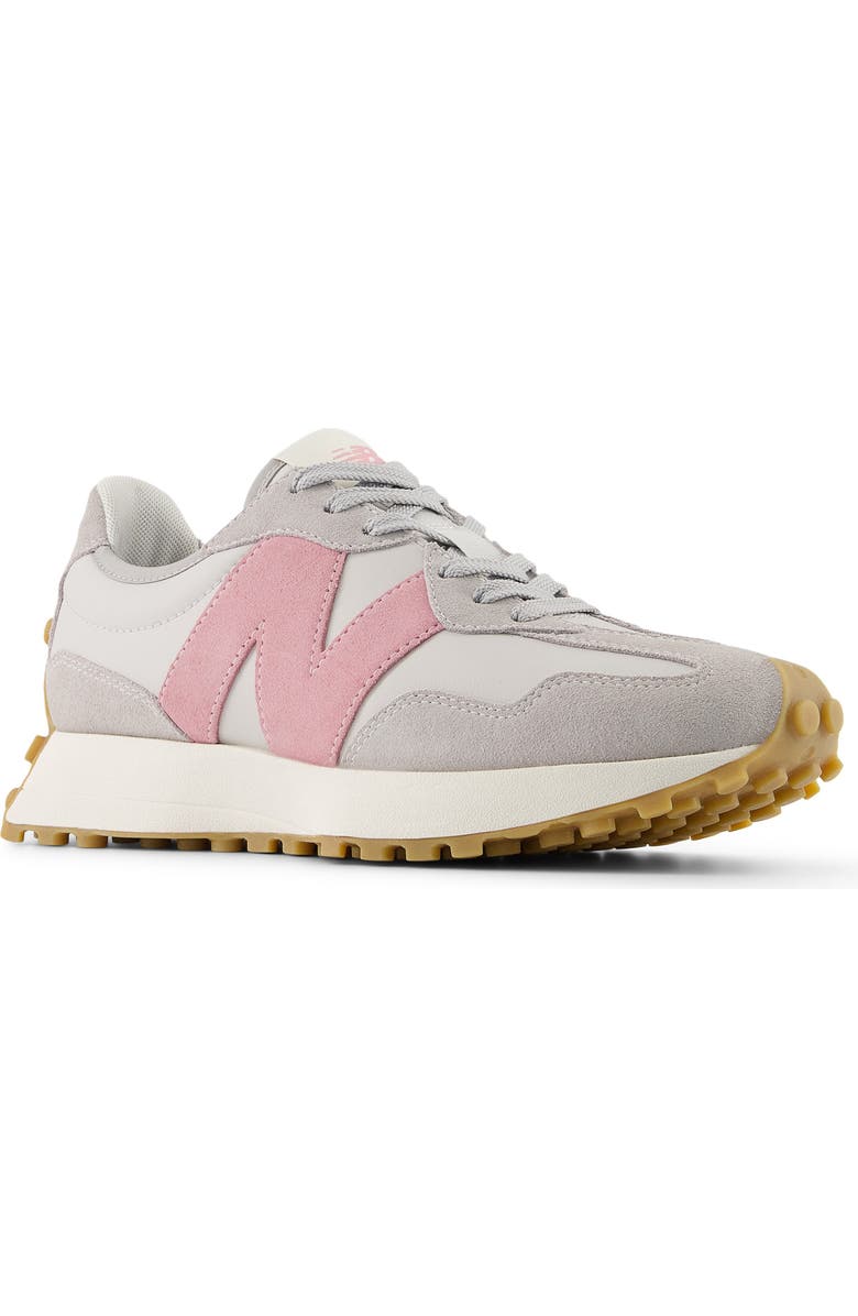 New Balance 327 Sneaker, Main, color, Raincloud/ Pink Taffy