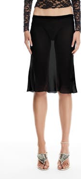 LIONESS Shoreline Semisheer Skirt