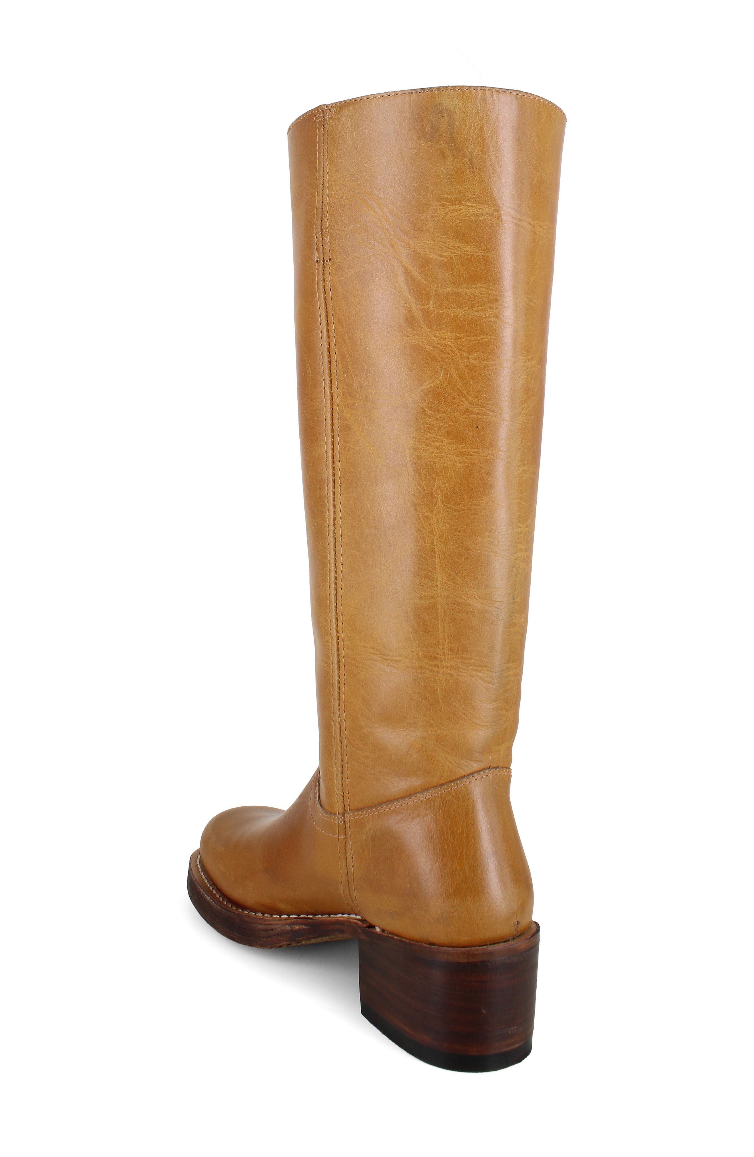 Harleyy High Boot, Alternate, color, TAN LEATHER