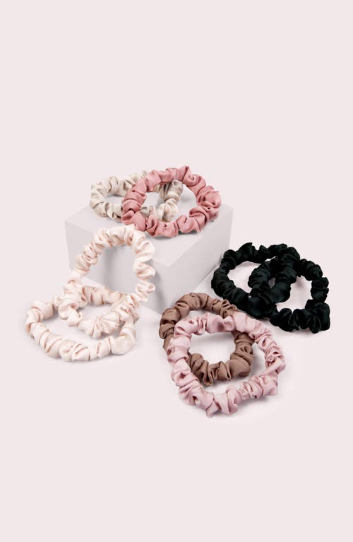 The Hair Edit Ruched Ribbon 8-pack Scrunchies In Multi