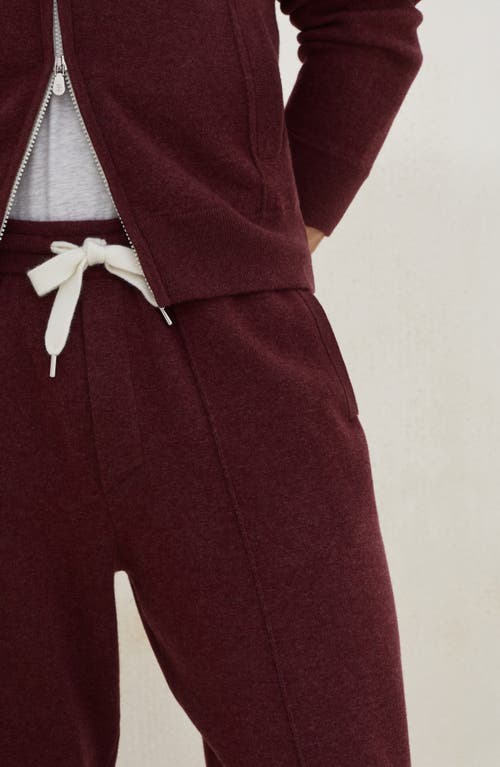 Brunello Cucinelli Double Knit Trousers In Purple