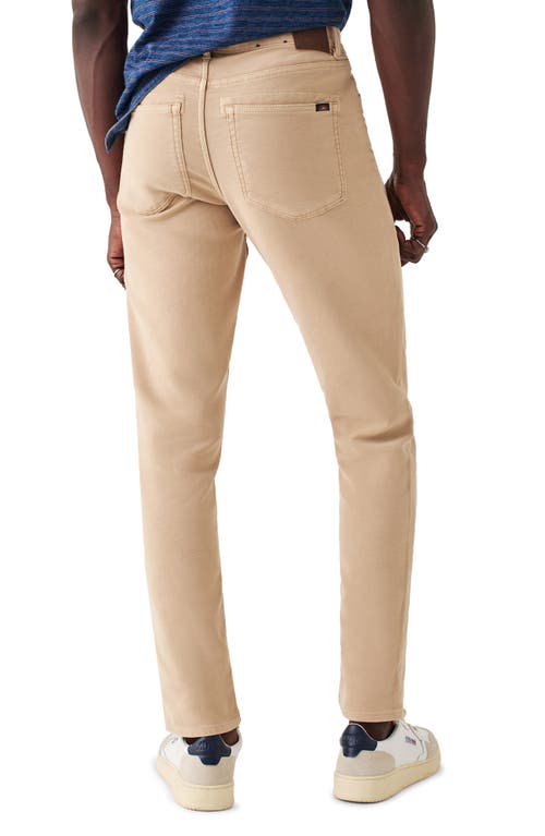 Faherty Stretch Terry 5-pocket Pants In Brown