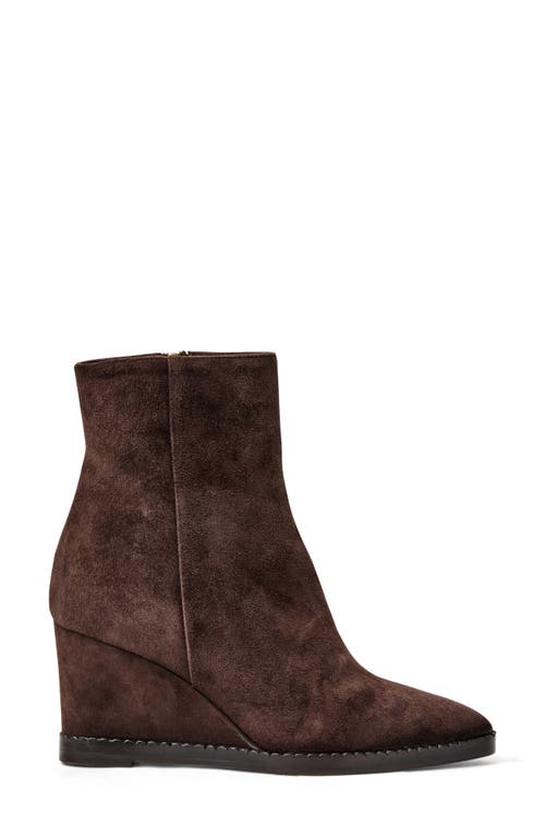 Bruno Magli Opera Wedge Bootie In Brown