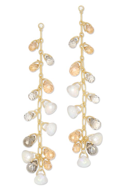 Brielle Glass Drop Earrings
