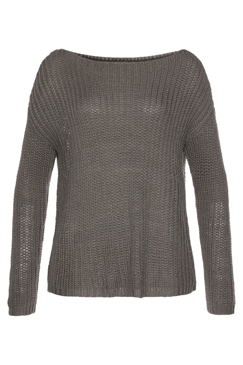 Loose Knit Sweater, Alternate, color, Olive