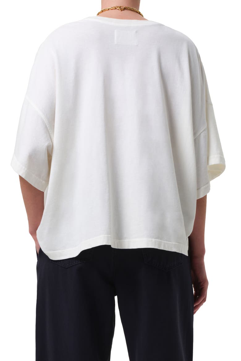 Cape Oversize Organic Cotton T-Shirt, Alternate, color, PASHMINA OFF WHITE
