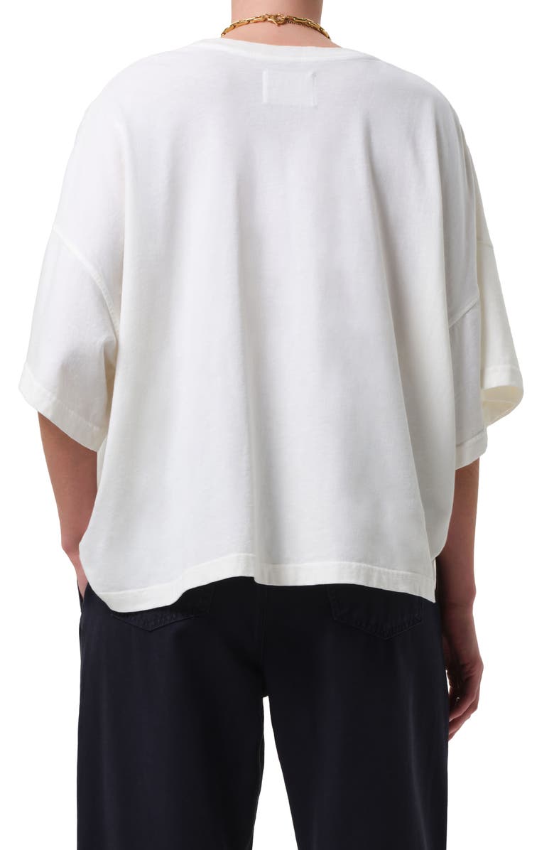 Citizens of Humanity Cape Oversize Organic Cotton T-Shirt, Alternate, color, Pashmina Off White