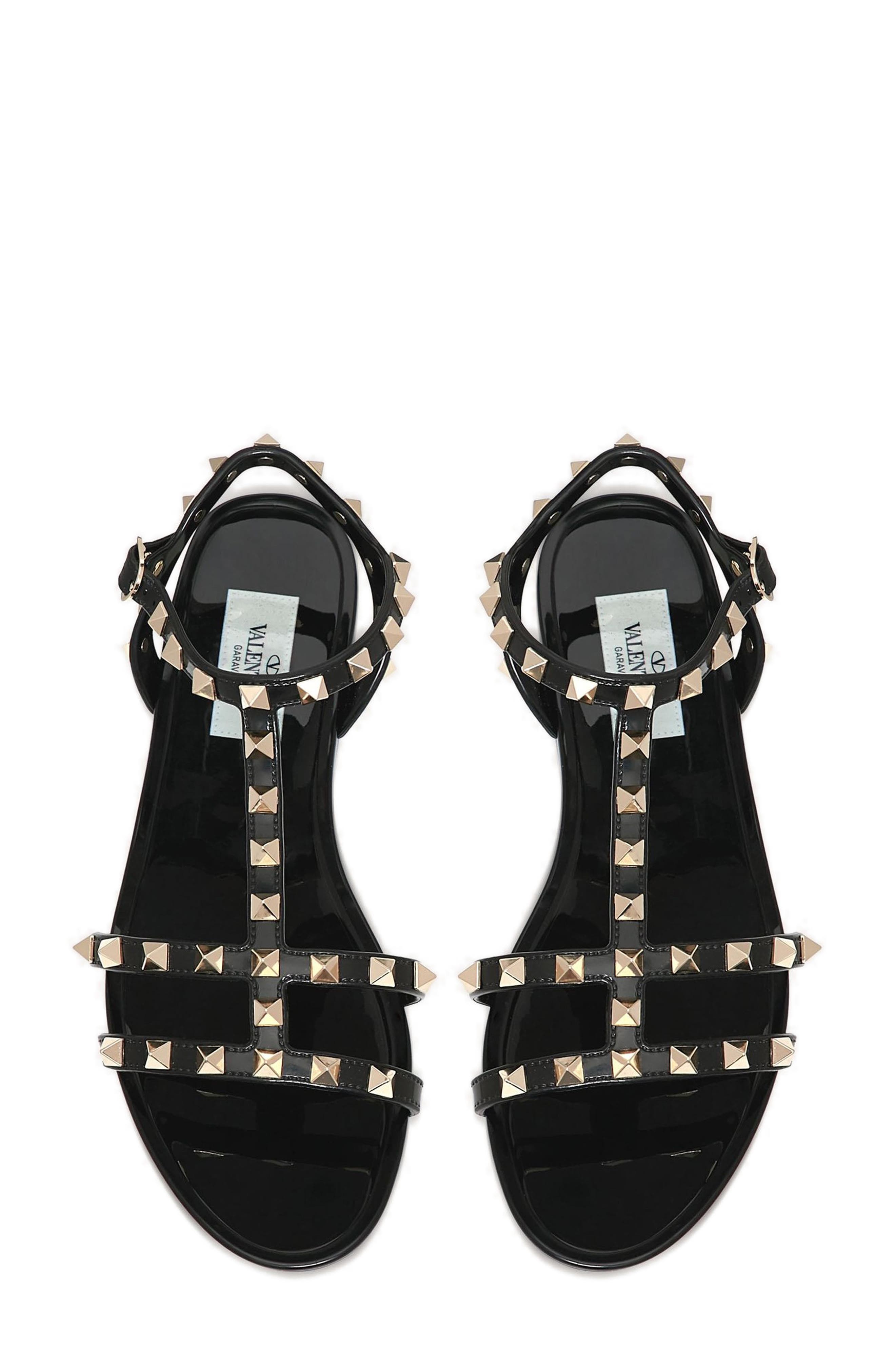 Valentino Garavani Rockstud Sandal, Alternate, color, 