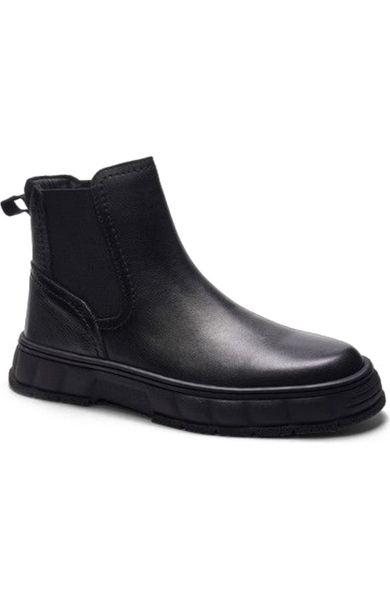A. Veer Axis Chelsea Boot, Alternate, color, Black Leather