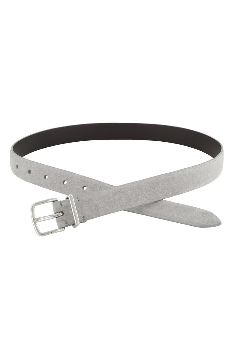 Vince Kaia Suede Belt, Alternate, color, Pale Tide