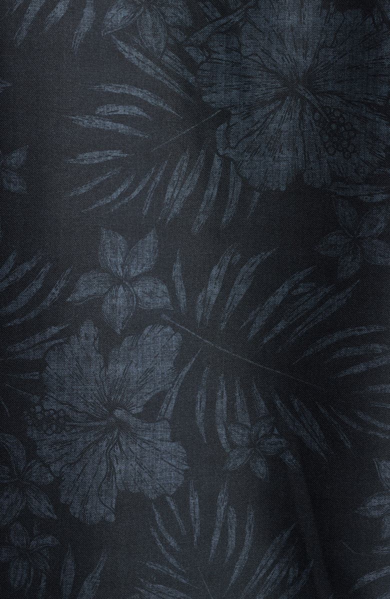 Tommy Bahama On Par Hibiscus Drive Packable Jacket, Alternate, color, Black