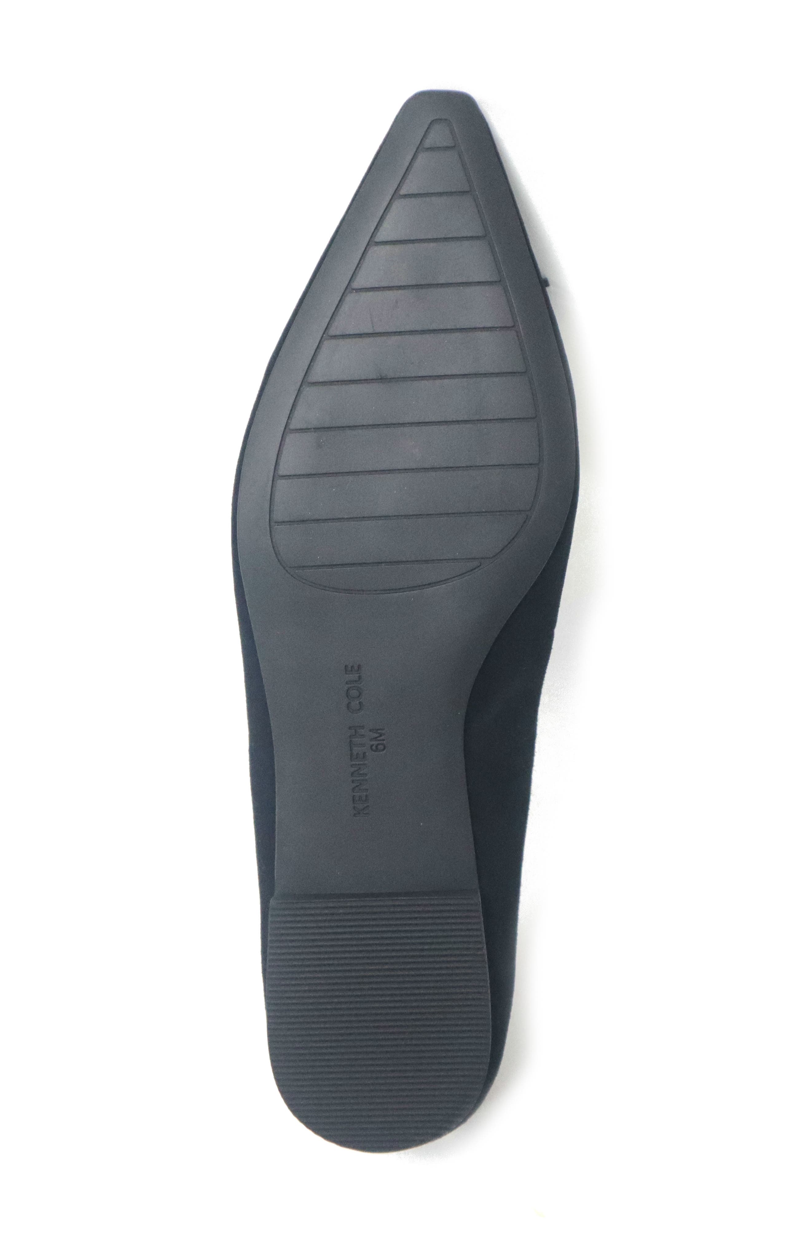 Kenneth Cole Natasha Flat, Alternate, color, Black Suede