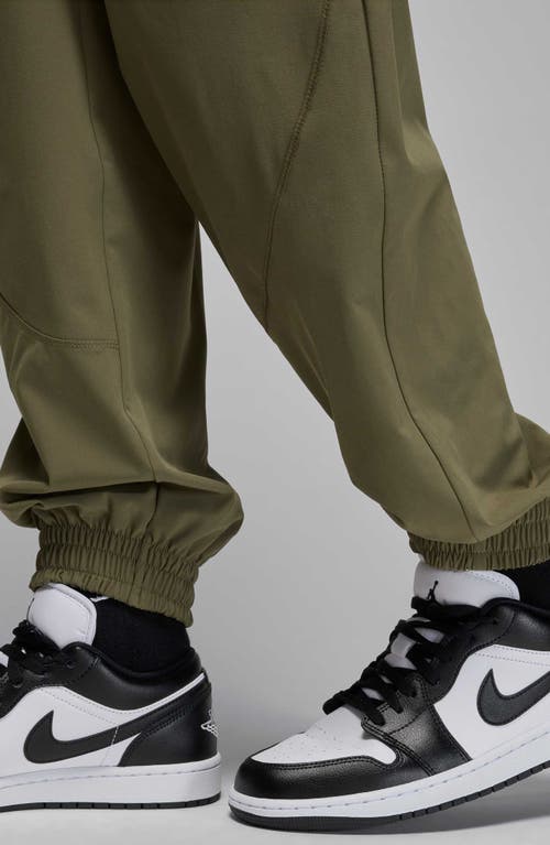 Shop Jordan Sport Tunnel Pants In Medium Olive/cargo Khaki