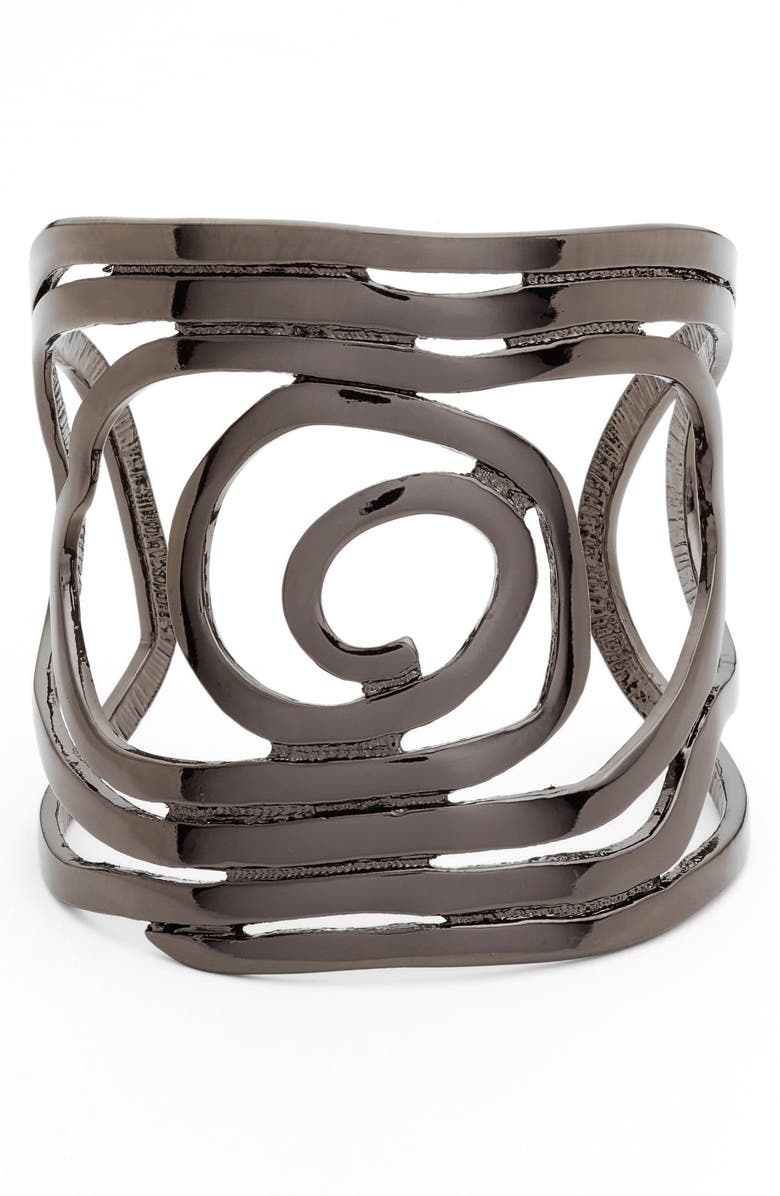 Karine Sultan Julie Swirl Cuff, Main, color,