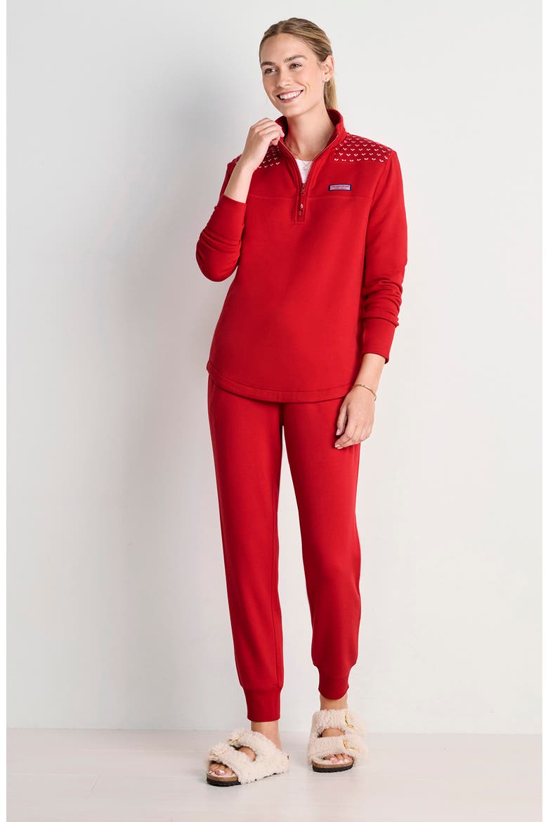 Dreamcloth® Relaxed Shep Shirt, Alternate, color, RED VELVET