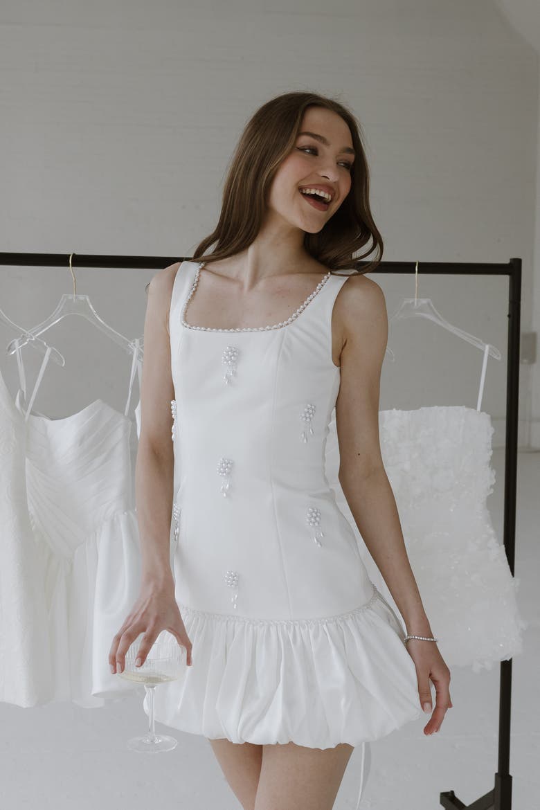 Mimi Mini Dress, Alternate, color, Ivory