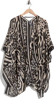 Vince Camuto Mixed Animal Print Topper
