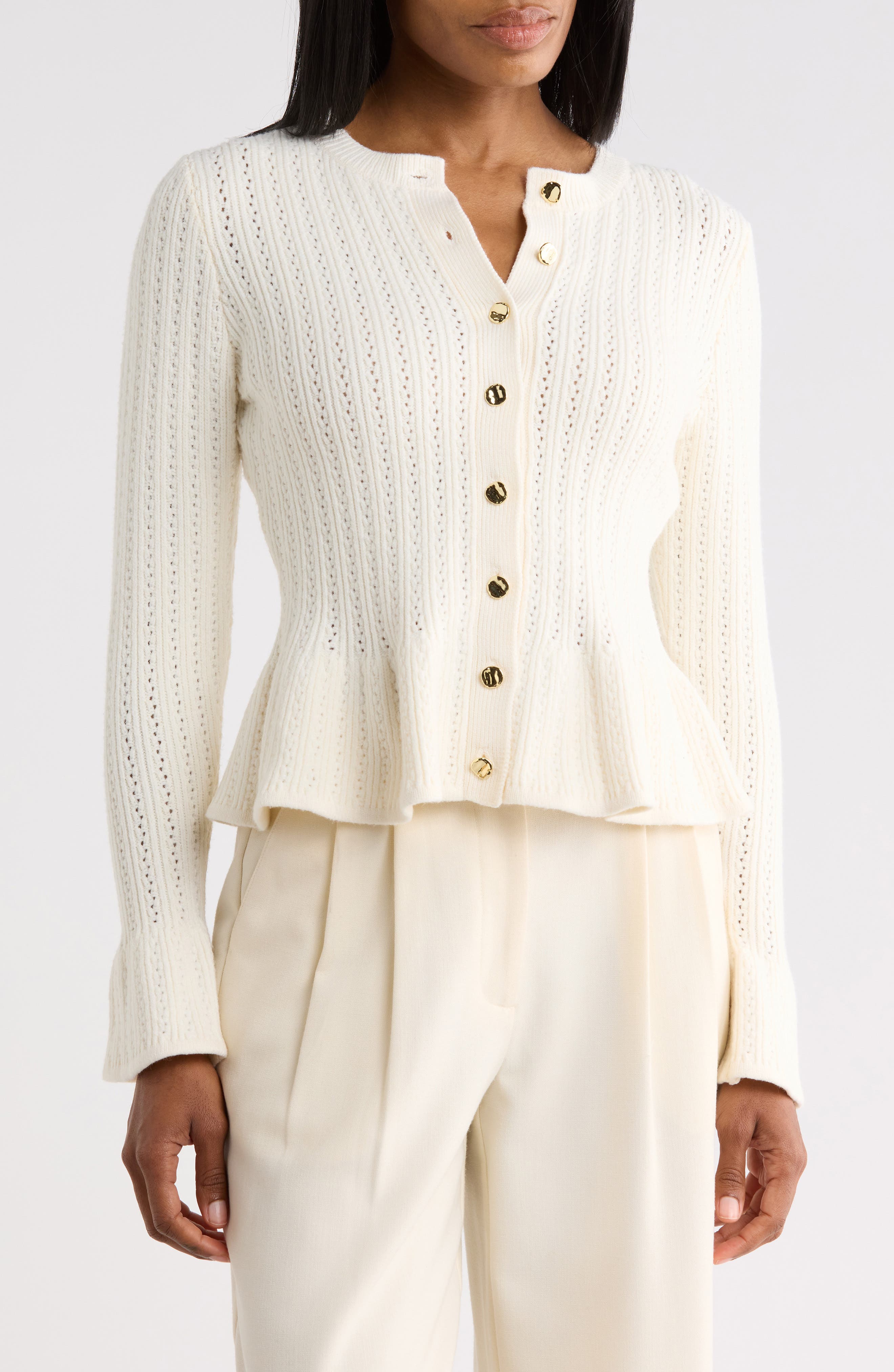 Peplum Cardigan