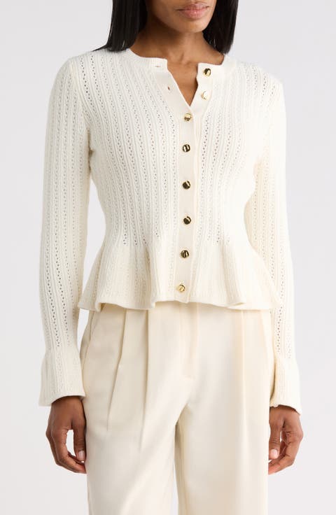 Peplum Cardigan