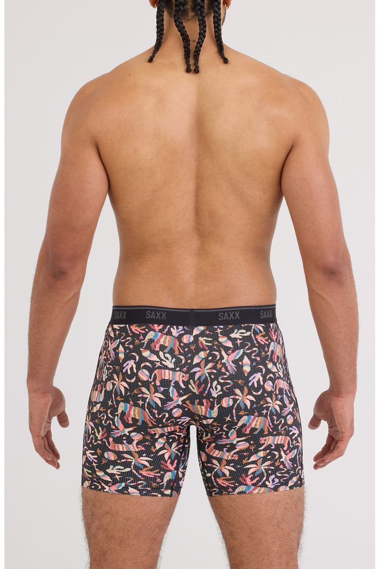 Quest Quick Dry Mesh Boxer Briefs, Alternate, color, ADOBE ZOO-BLACK