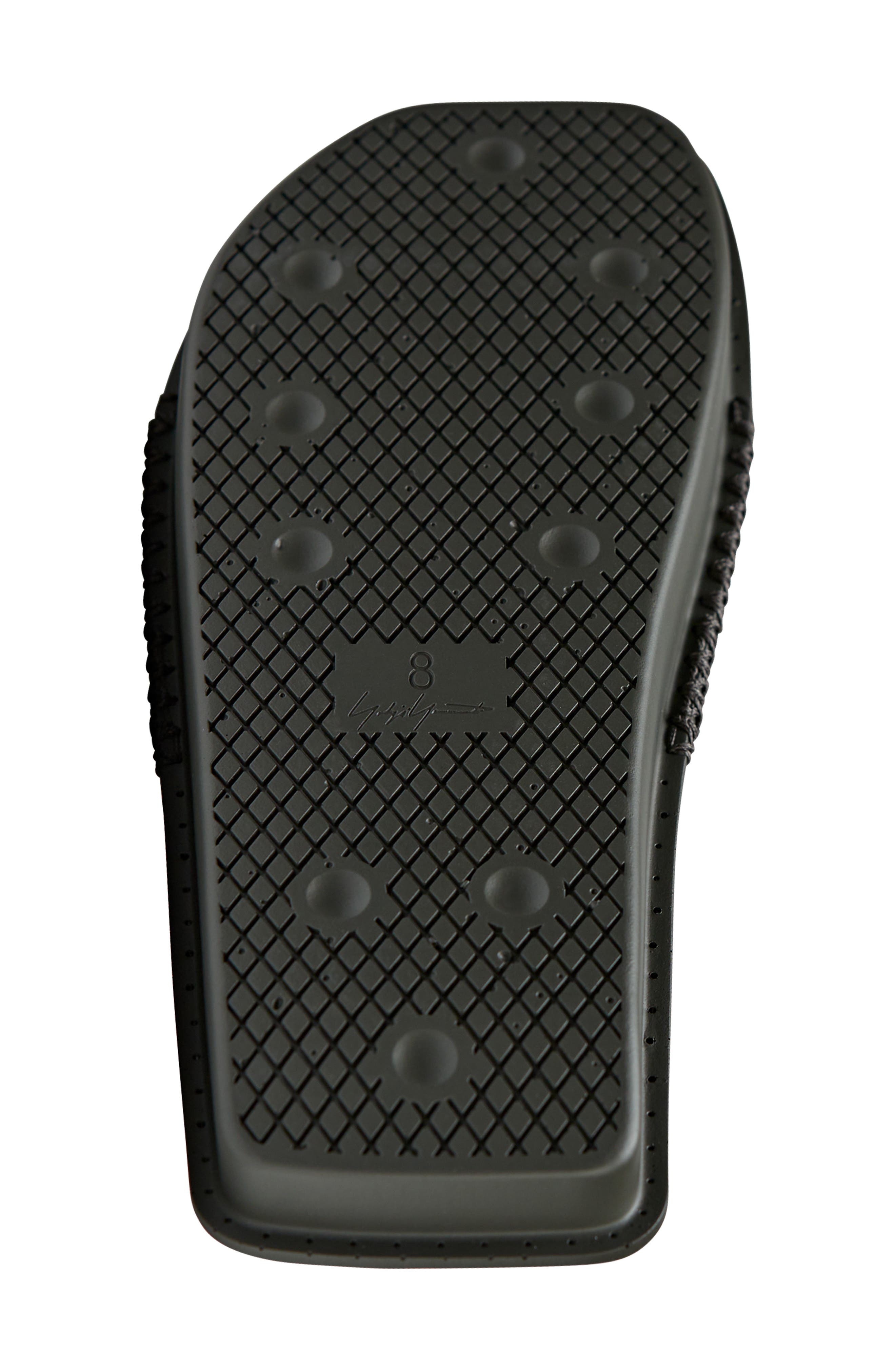 adidas x Y-3 Slide Sandal, Alternate, color, Cinder/ Cinder/ Cinder