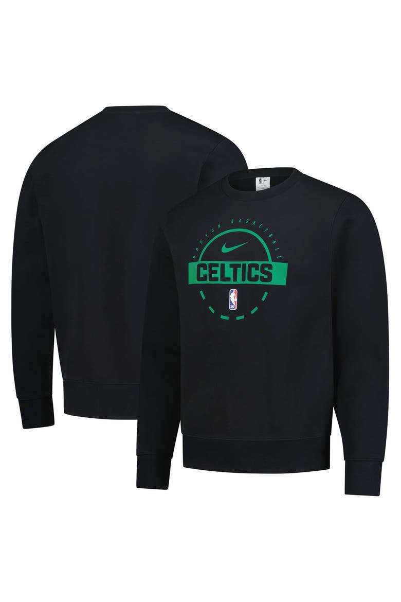 Men's Nike  Black Boston Celtics 2025/26 Authentic Practice Club Sweatshirt, Main, color, Black
