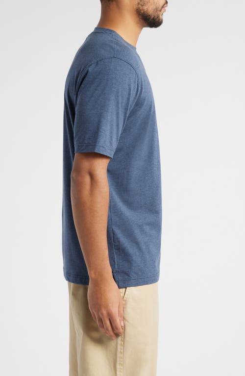Scott Barber Cotton Blend T-shirt In Blue