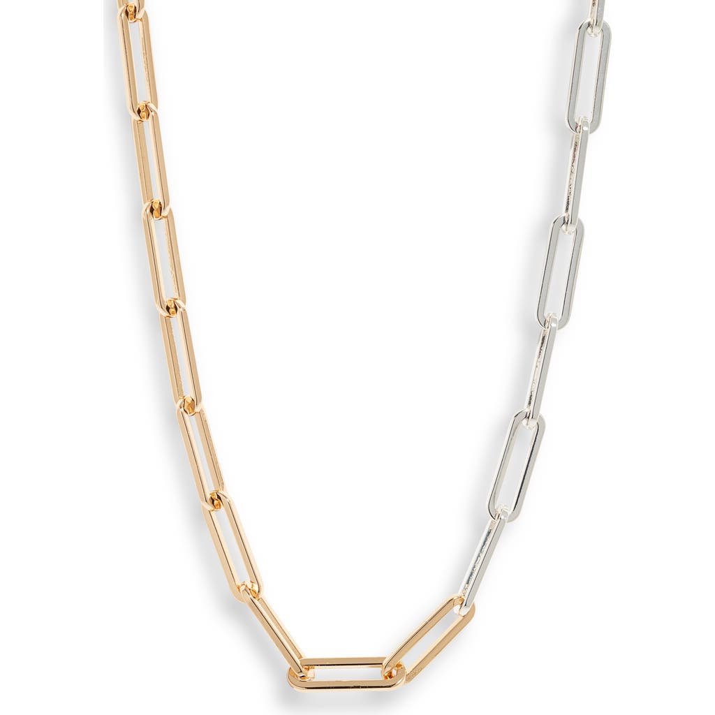 JENNY BIRD Andi Paperclip Link Necklace in Two Tone at Nordstrom