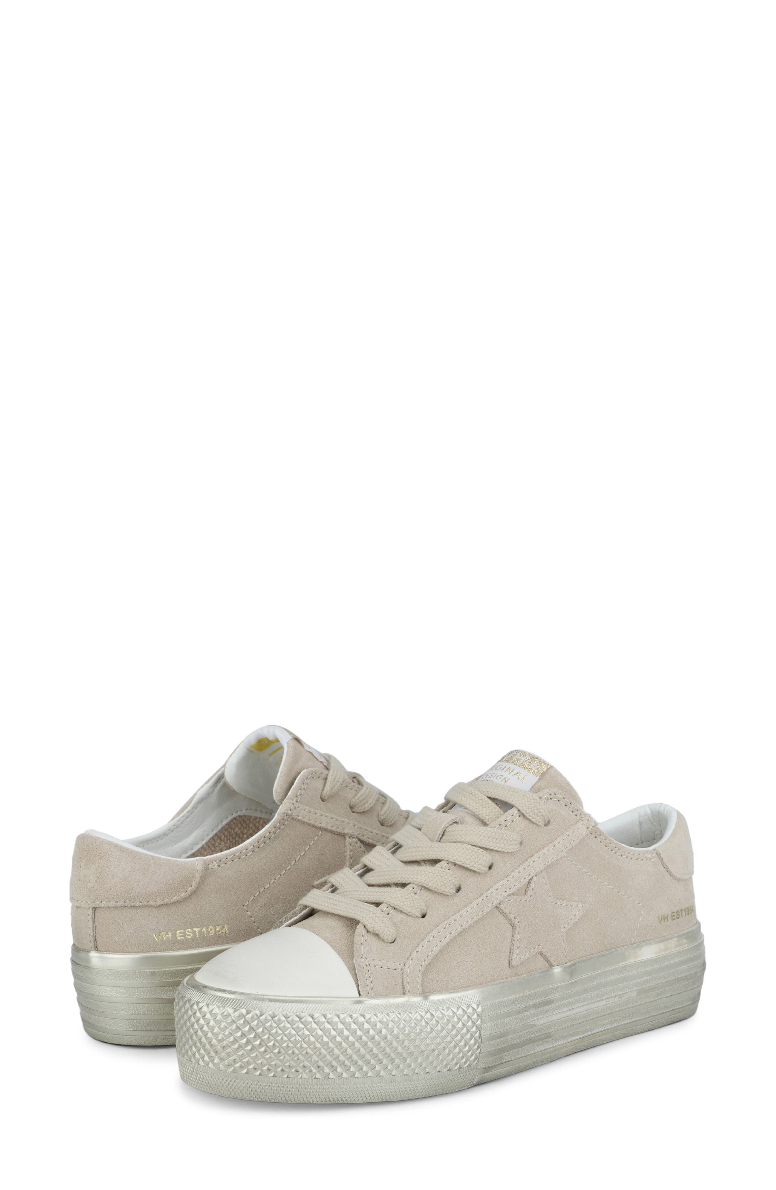 Amaze Platform Metallic Sneaker, Alternate, color, STONE SUEDE