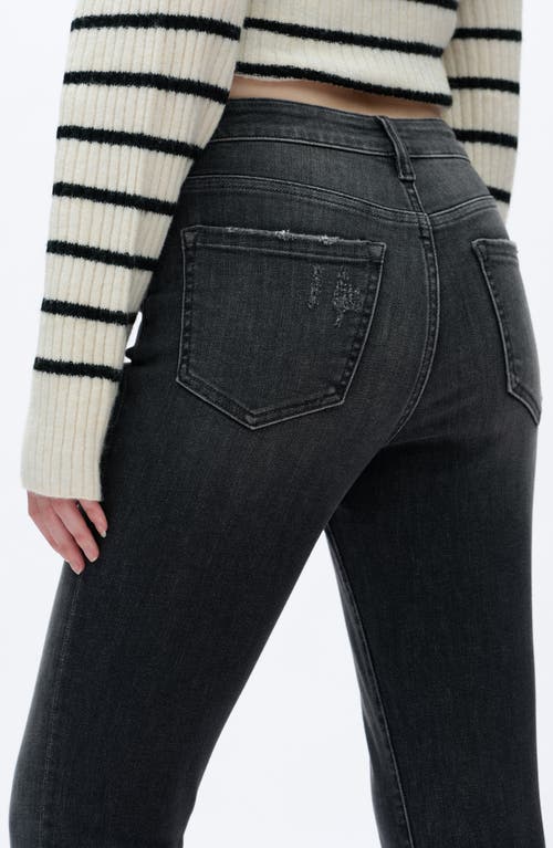 Bayeas High Waist Bootcut Jeans In Black