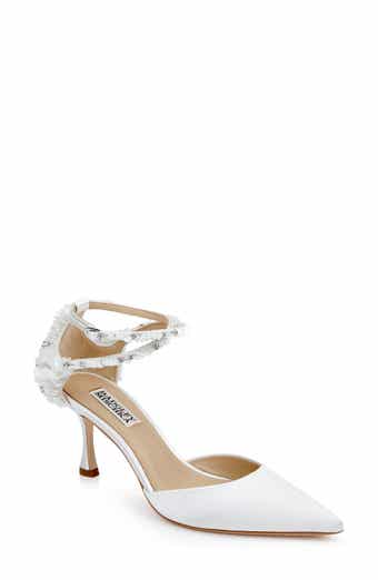 Badgley Mischka Collection Venue Ankle Strap Pointed Toe Pump