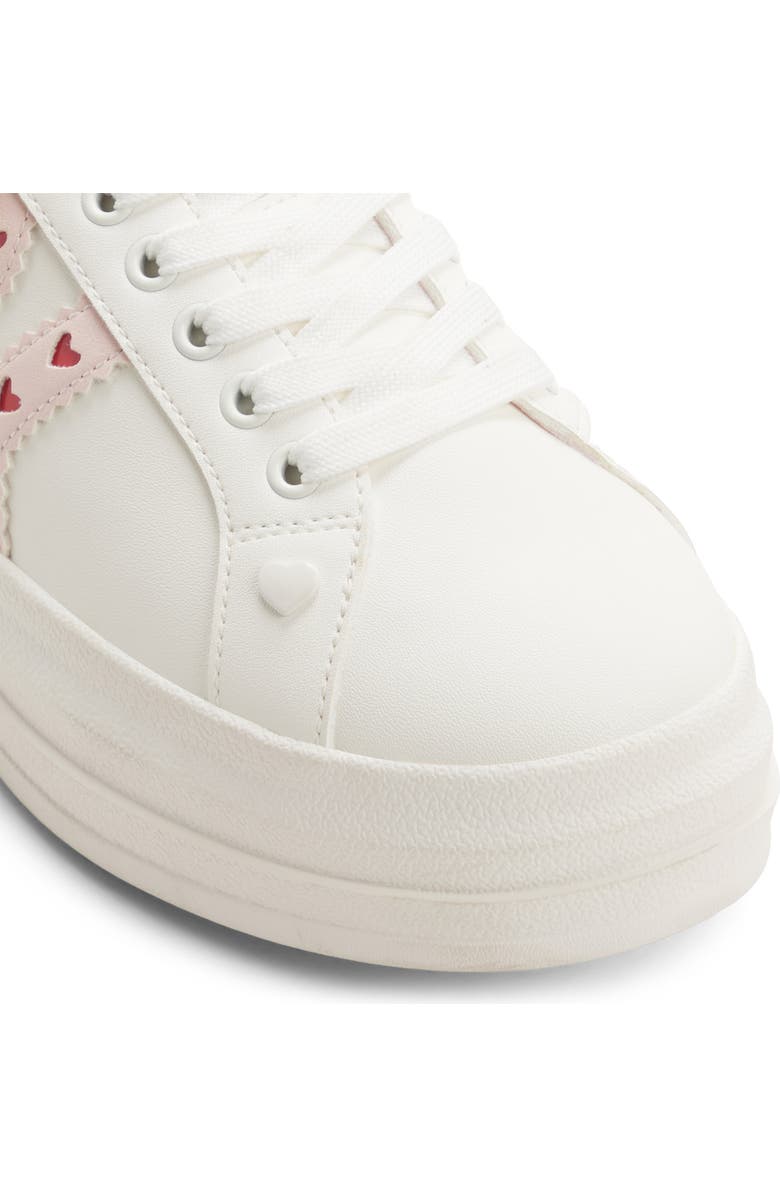 ALDO Adores Platform Sneaker, Alternate, color, White