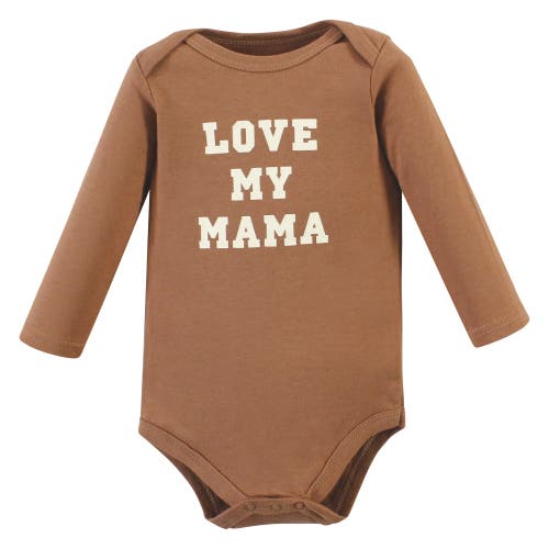 Hudson Baby Five-piece Collection Of Long-sleeve Cotton Bodysuits In Multi